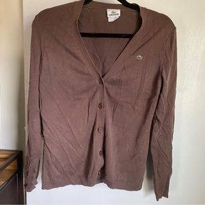 lacoste cardigan